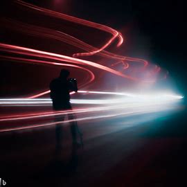 عکاسی با نور ماشین در شب